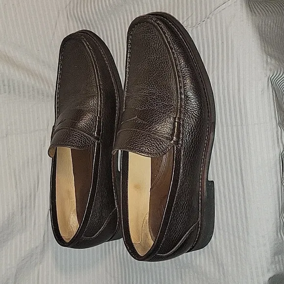PETER MILLAR Men's Business Casual Formal Leather Penny Loafers 8.5