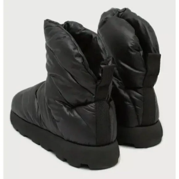 Piumestudio‎ Luna Black Pillow Boot Womens 37 Evereve Ankle Bootie Vegan New 6