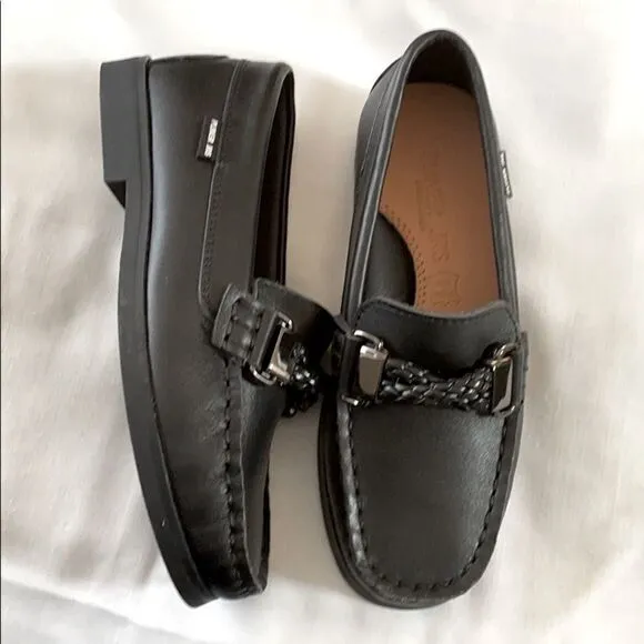 PLINER JRS LOAFERS WITH LEATHER BRAID DETA…