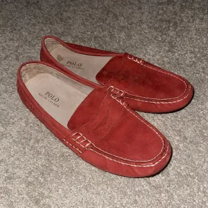 Polo Ralph Lauren Leather Red Loafers
