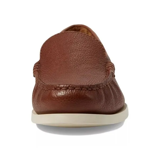Polo Ralph Lauren Men Merton Leather Venetian Loafers Sz 8 1/2 Brown Shoe New
