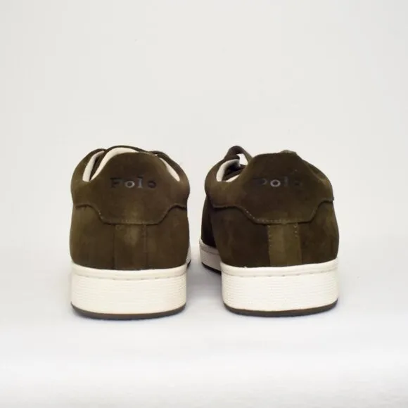 POLO Ralph Lauren Suede Sneakers Olive Green Suede Size 13