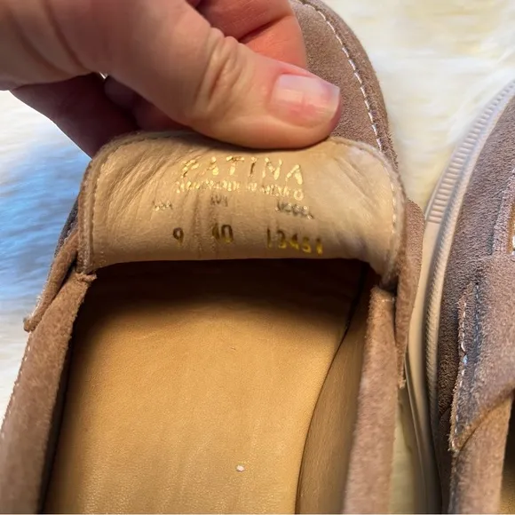 Portland Leather Patina Zoe tan loafers