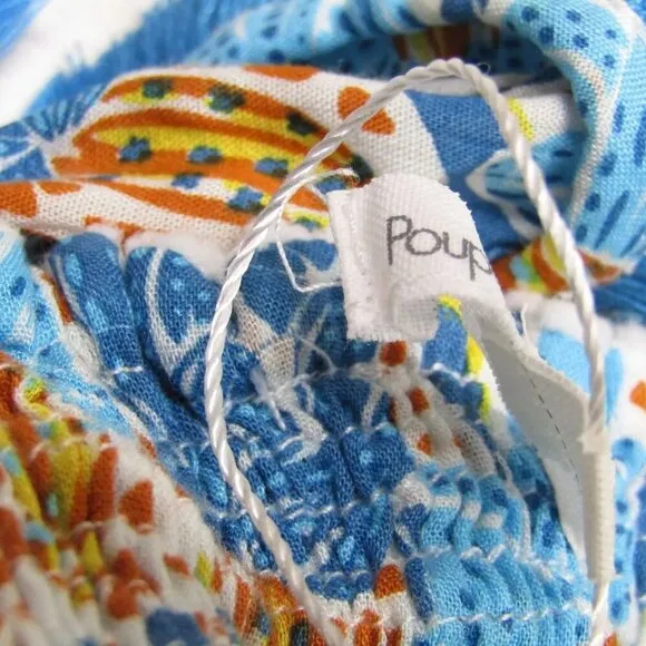 Poupette St Barth Women's Shorts Boxer Lulu Blue Size S