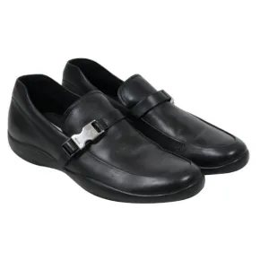 Prada Leather Buckle Vintage Loafers
