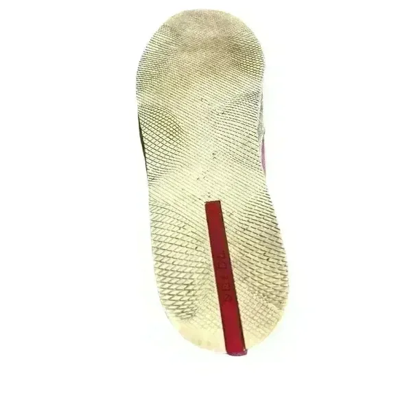 Prada pink/fuchsia suede slip on espadrilles.   3S 5685 F 015 Size 39