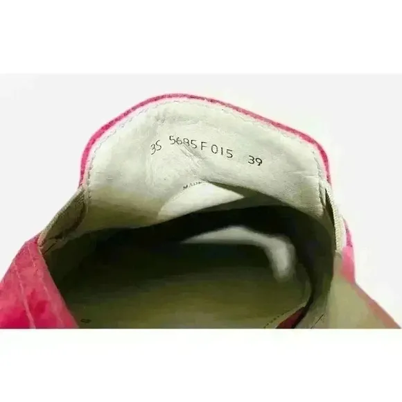 Prada pink/fuchsia suede slip on espadrilles.   3S 5685 F 015 Size 39
