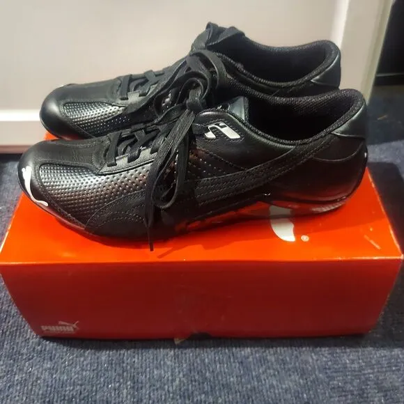 PUMA Black Athletic Sneakers Sport Running Training Shoes Mens Size 10.5