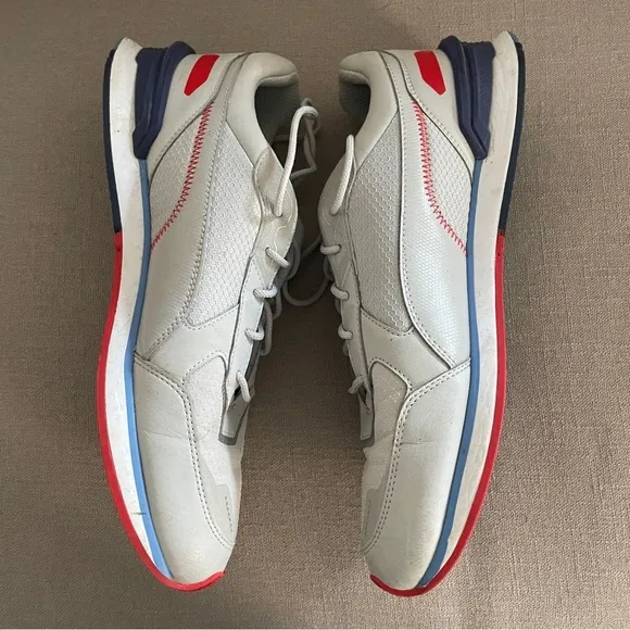 Puma BMW MMS Low Racer Gray Motorsport Inspired Sneakers Shoes Men’s Size 10.5