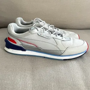 Puma BMW MMS Low Racer Gray Motorsport Inspired Sneakers Shoes Men’s Size 10.5