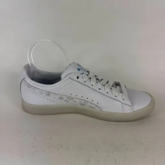 PUMA Clyde NYC Flagship Athletic Sneakers Women's 9.5 White Lace-Up 383754-01