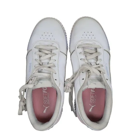 Puma Shoes Womens 7 Sneakers Lifestyle Trainers Carina Street Pastel Platform