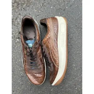 Puma Vintage Leather Brown Sneakers size 11