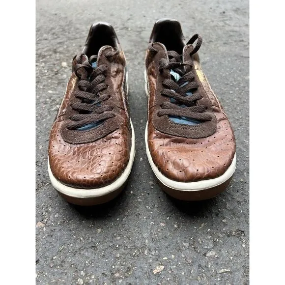 Puma Vintage Leather Brown Sneakers size 11