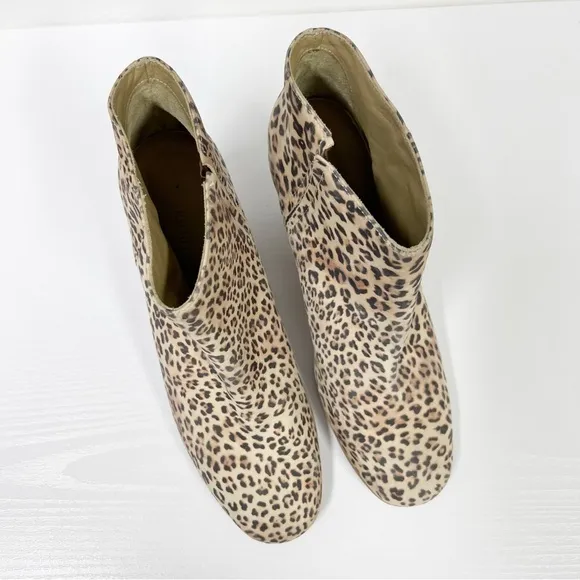Rachel Comey Leopard Boots Booties Ankle 7 Mars? Cheetah