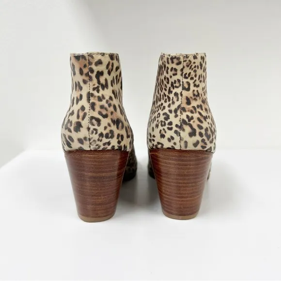 Rachel Comey Leopard Boots Booties Ankle 7 Mars? Cheetah