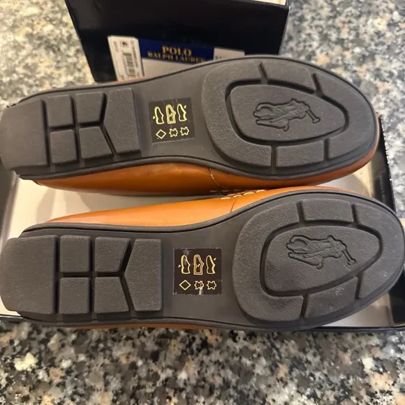 Ralph Lauren Boys Tan Loafers
