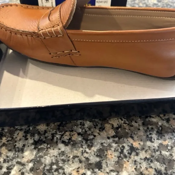 Ralph Lauren Boys Tan Loafers