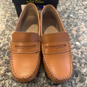 Ralph Lauren Boys Tan Loafers