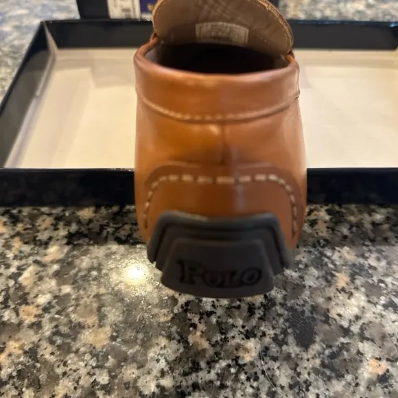 Ralph Lauren Boys Tan Loafers