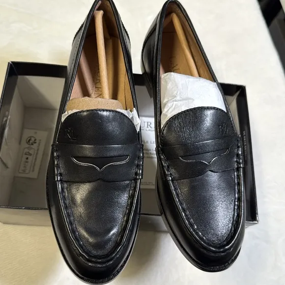 Ralph Lauren Women’s Wynnie Loafers - Black Size 6.5