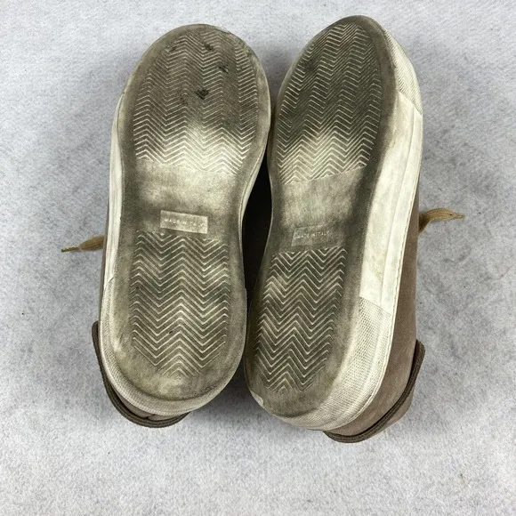 Rare NoHow Suede Sneakers in Light Taupe Camel Size 41 Intl Distressed Trainers