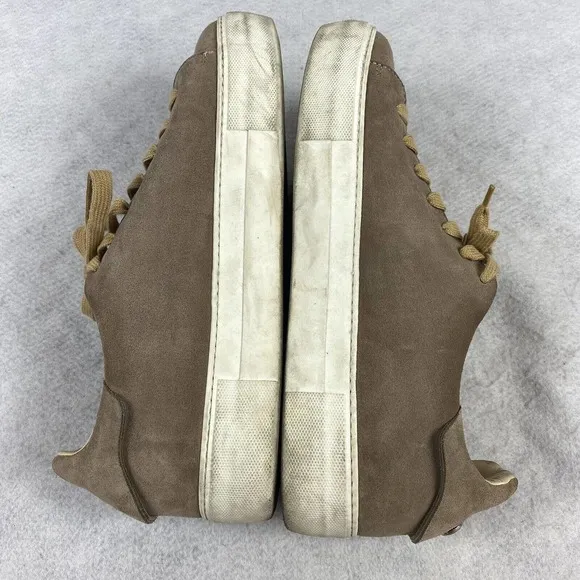 Rare NoHow Suede Sneakers in Light Taupe Camel Size 41 Intl Distressed Trainers