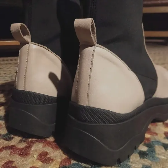 RARE*ANTHRO ÁNGEL ALARCÓN Alder Neo Strobe Full Grain Leather Chelsea Boots $298