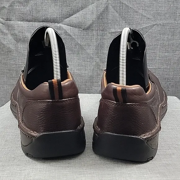 Red Wing 6702 Brown Leather Safety Shoes Loafers Slip-On men's SZ 14D Wide Width