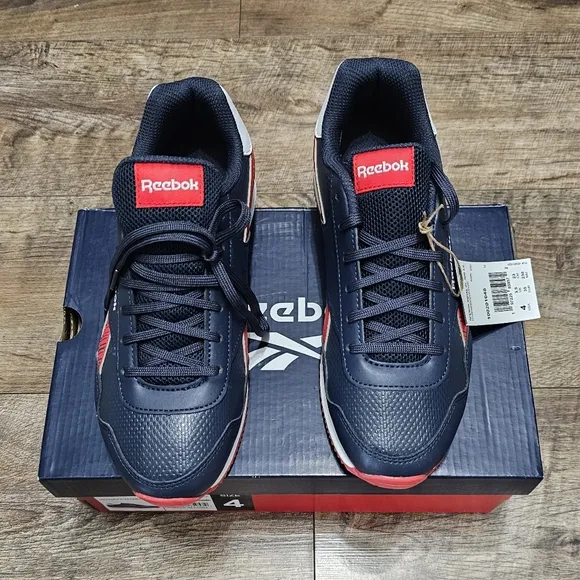 Reebok  Navy and Red Sneakers youth boys 4Y