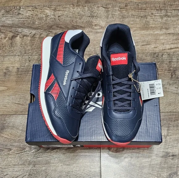Reebok  Navy and Red Sneakers youth boys 4Y