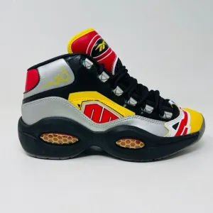 Reebok Power Rangers x Question Mid Big Kids Size 7 Allen Iverson Sneakers Shoe
