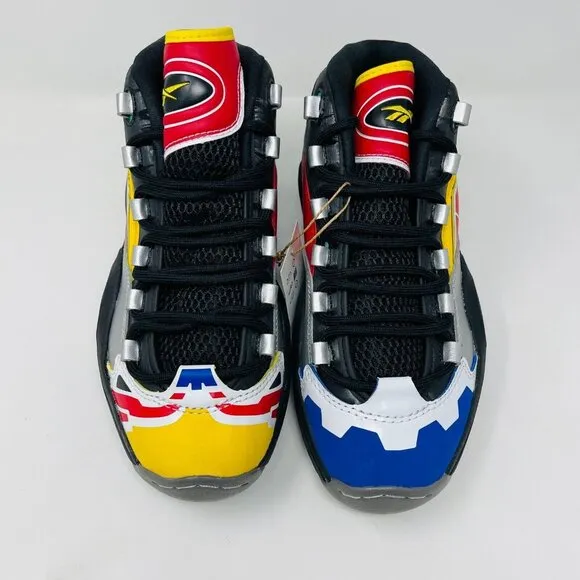 Reebok Power Rangers x Question Mid Big Kids Size 7 Allen Iverson Sneakers Shoe