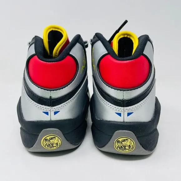 Reebok Power Rangers x Question Mid Big Kids Size 7 Allen Iverson Sneakers Shoe