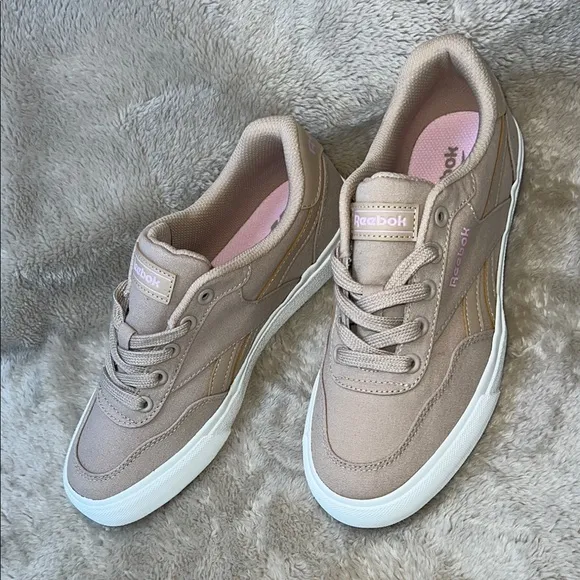 Reebok Tan Suede Sneakers Modern Minimalist Design