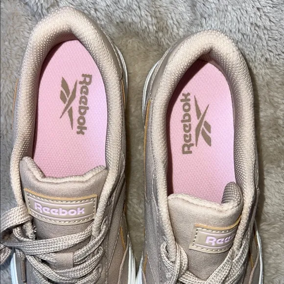 Reebok Tan Suede Sneakers Modern Minimalist Design