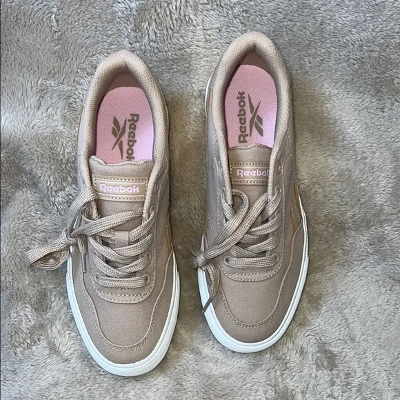 Reebok Tan Suede Sneakers Modern Minimalist Design