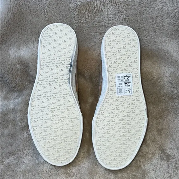 Reebok Tan Suede Sneakers Modern Minimalist Design