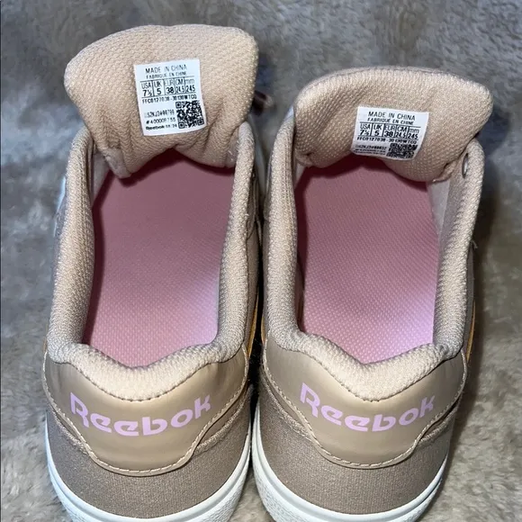 Reebok Tan Suede Sneakers Modern Minimalist Design
