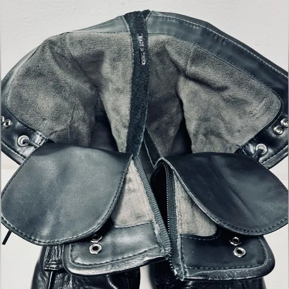 REGARDE LE CIEL Combat Boots with Chunky Sole