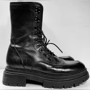 REGARDE LE CIEL Combat Boots with Chunky Sole