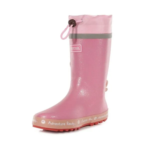 Regatta Childrens/Kids Peppa Pig Dinosaur Wellington Boots / Pink