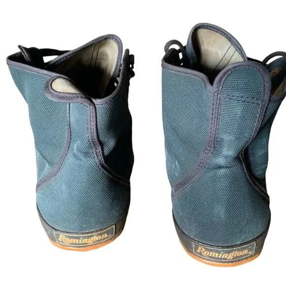 Remington Men’s Size 12 Felt Bottom River Fly Fishing Boots Green