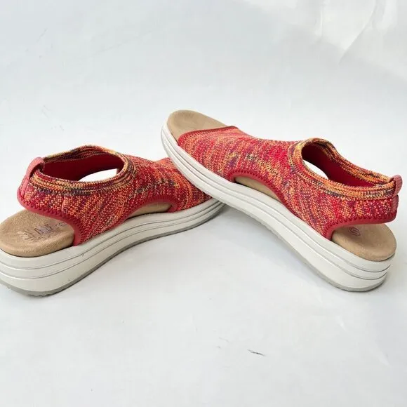 Remonte Jocelyn knit sandals in coral, Size 38