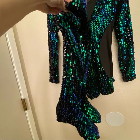 Revolution Tenth House Dance Leotard solo costume Galactic TH19178 PA adult XS
