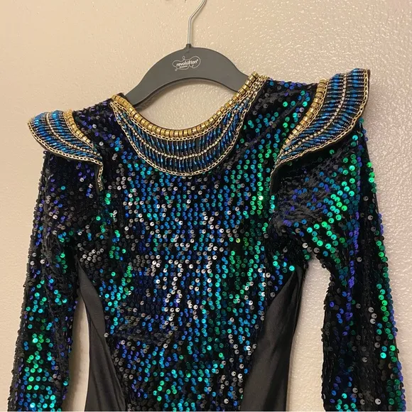 Revolution Tenth House Dance Leotard solo costume Galactic TH19178 PA adult XS