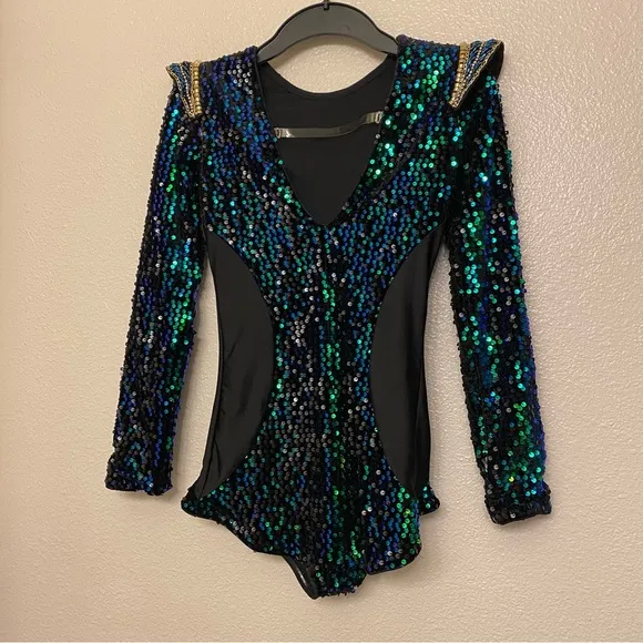 Revolution Tenth House Dance Leotard solo costume Galactic TH19178 PA adult XS