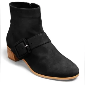 Revolve Jack Rogers Izzie Suede Leather Buckle Chelsea  Ankle Boots NWOT