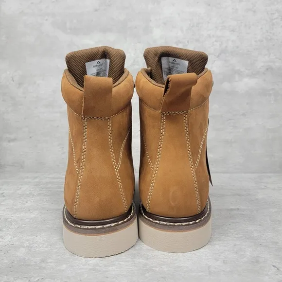 Ridgecut Women's Work Boots Size 7 Soft Moc Toe Contractor Leather YWF-2204