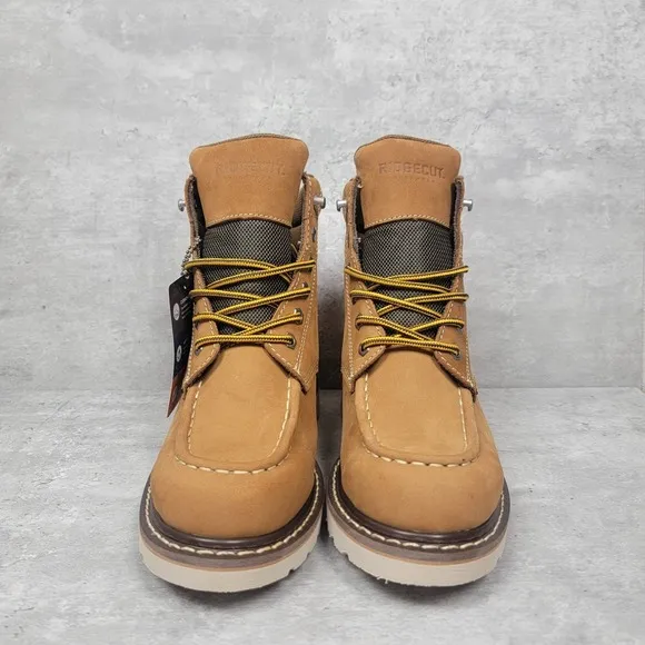 Ridgecut Women's Work Boots Size 7 Soft Moc Toe Contractor Leather YWF-2204
